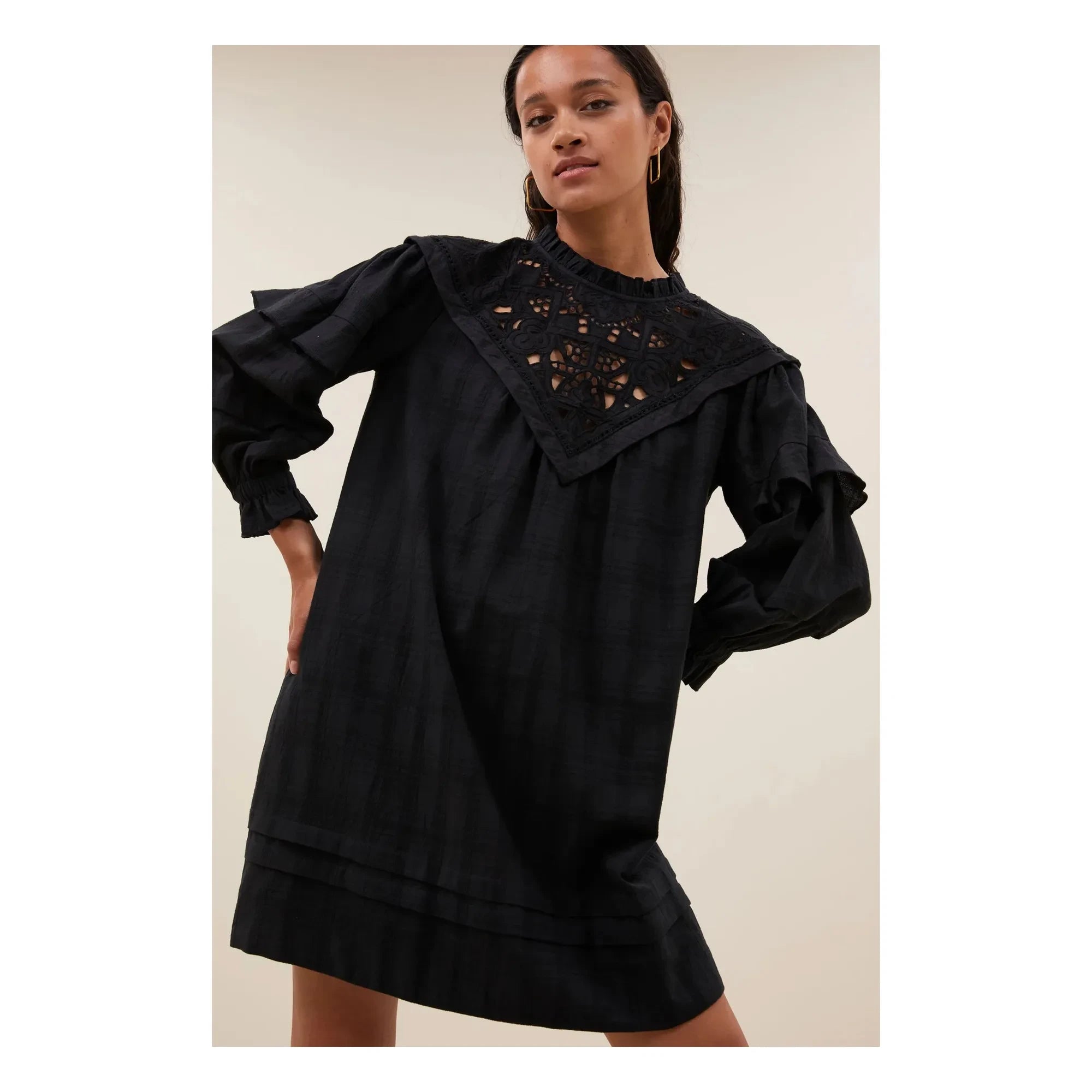 By Bar - Bowie Linen Dress | Black
