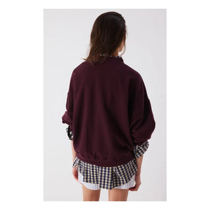American Vintage - Atubay Pamuklu Sweatshirt | Lie de vin