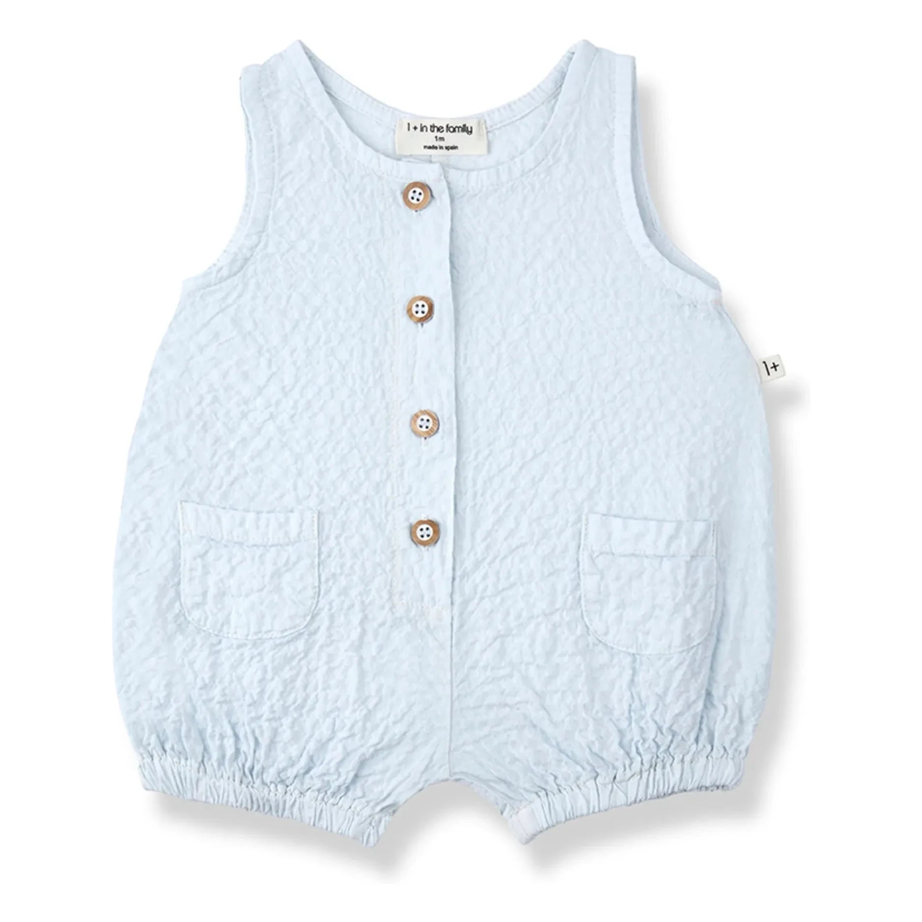 1+ in the family - Etolia Seersucker jumpsuit | Light blue