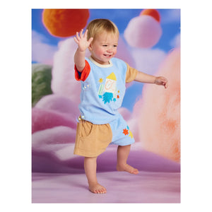 Halcyon Nights - Terry Star Shorts | Light Blue