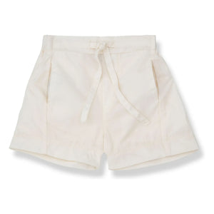 1+ in the family - Tramuntana Poplin Shorts | White