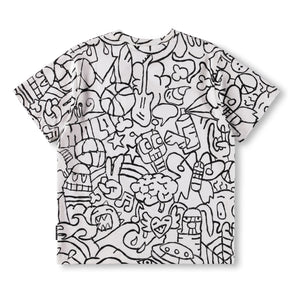 Molo - Rodney Doodles Organic Cotton T-Shirt | White