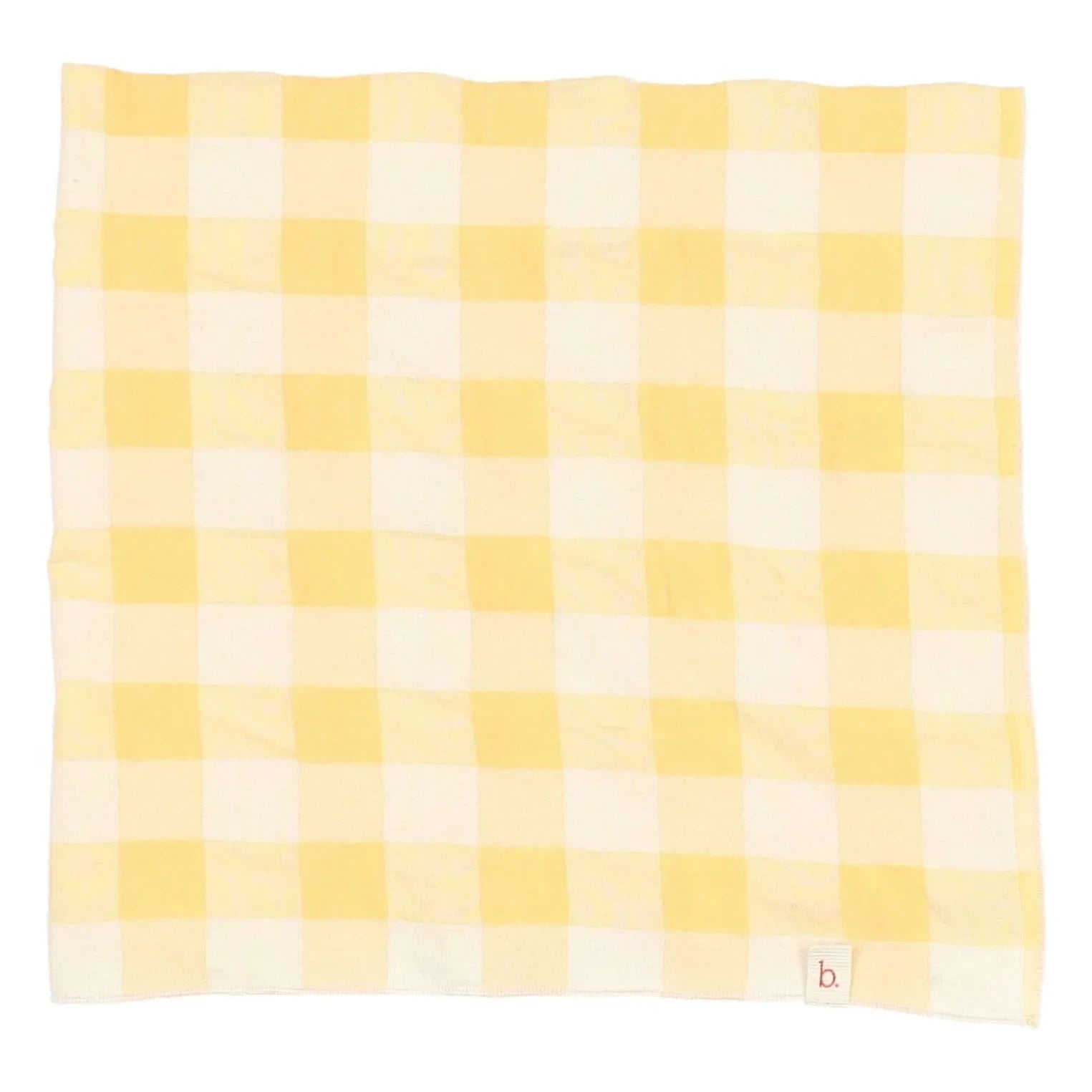Búho - Yellow Gingham Seersucker Bandana