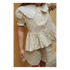 Konges Sløjd - Organic Cotton Lace Shorts | Ecru