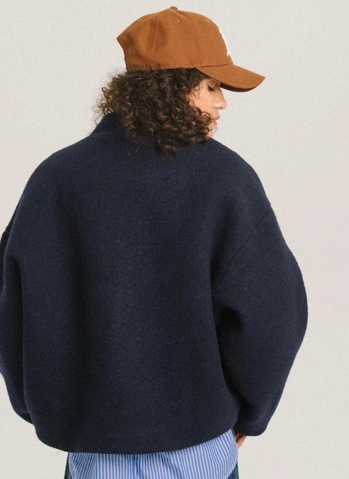 Tinsels - Destiny Cotton Jacket | Navy
