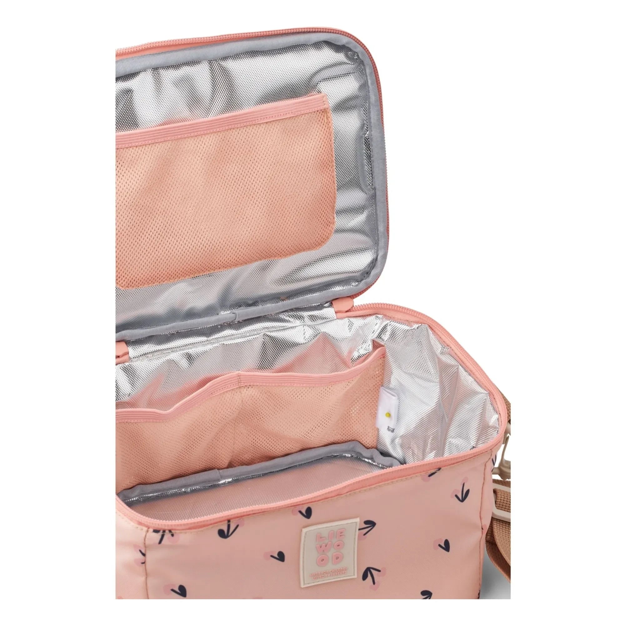 Liewood - Toby Insulated Bag | Cherry Heart/Rosey
