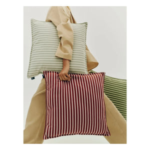 Hay - Terrazza Outdoor Striped Pillow | Terracotta