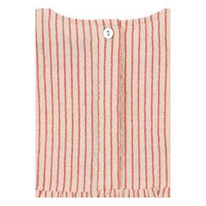 Konges Sløjd - Ellie Striped Organic Cotton Romper | Red