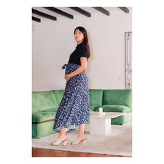 Paloma Collection - Maternity Skirt Carlota Bandana | Blue