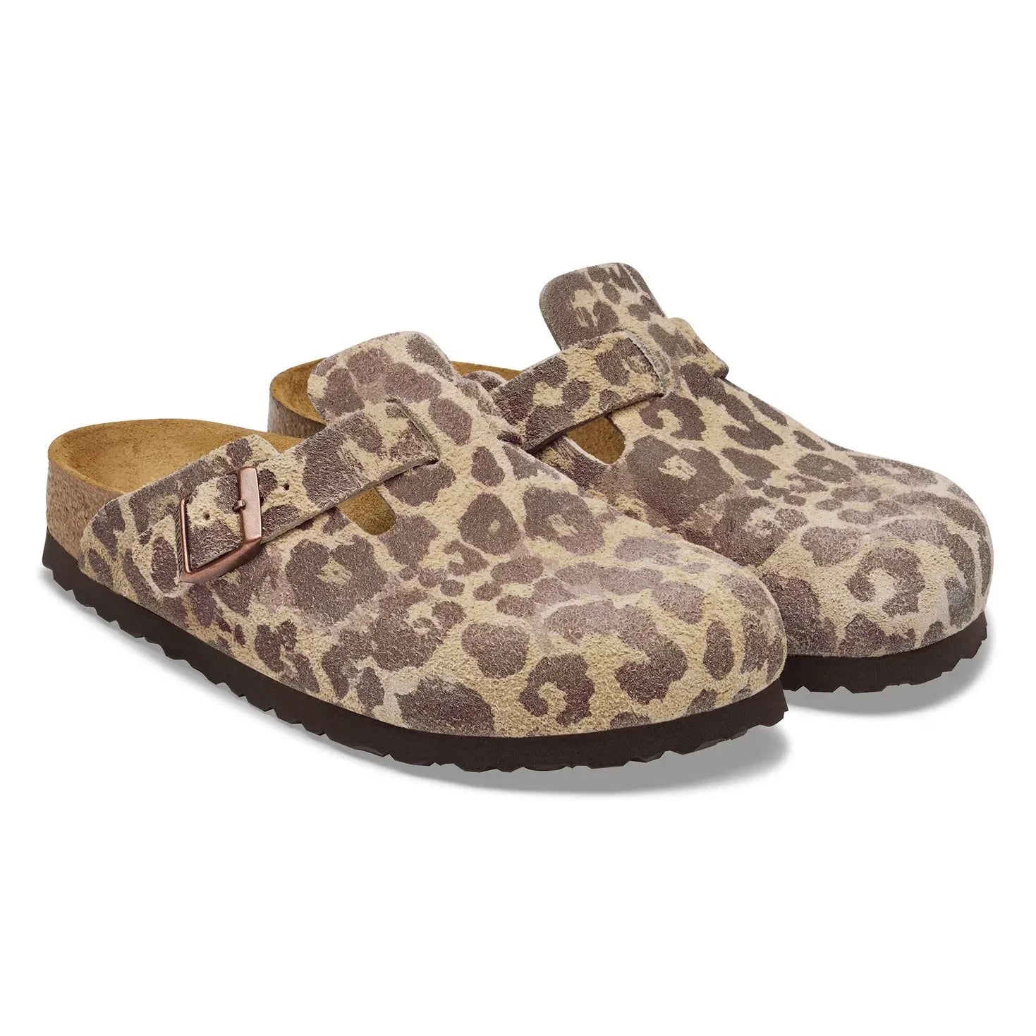 BIRKENSTOCK - Boston Suede Clogs | Sand