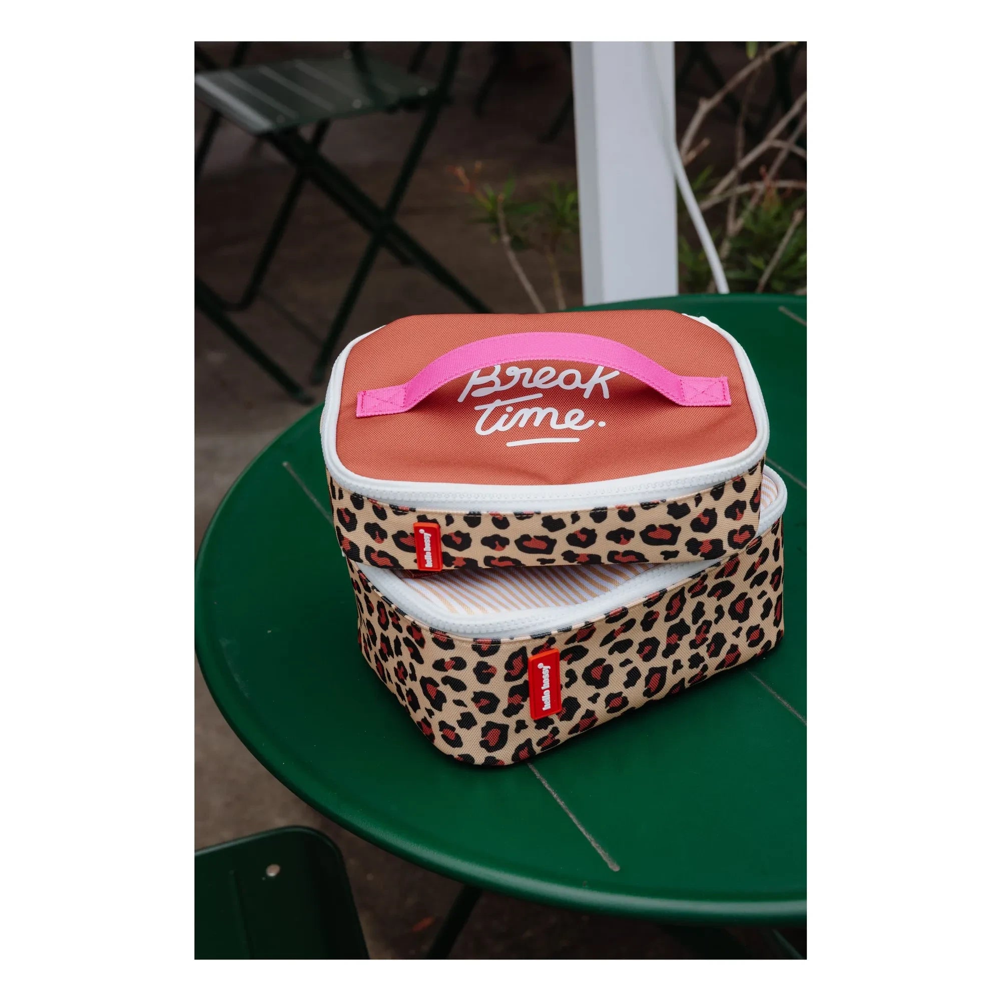 Hello Hossy - Mini Leopard Insulated Food Box | Brown