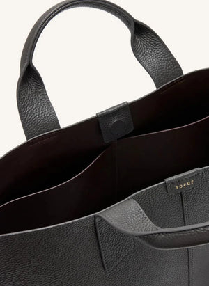 Soeur - Suave Leather Bag | Steel