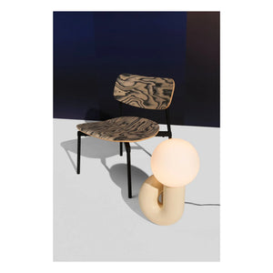 Petite Friture - Fromme Maple Wood Lounge Chair | Black