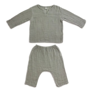 Numero 74 - Zac Shirt / Suit Pants | Light Gray