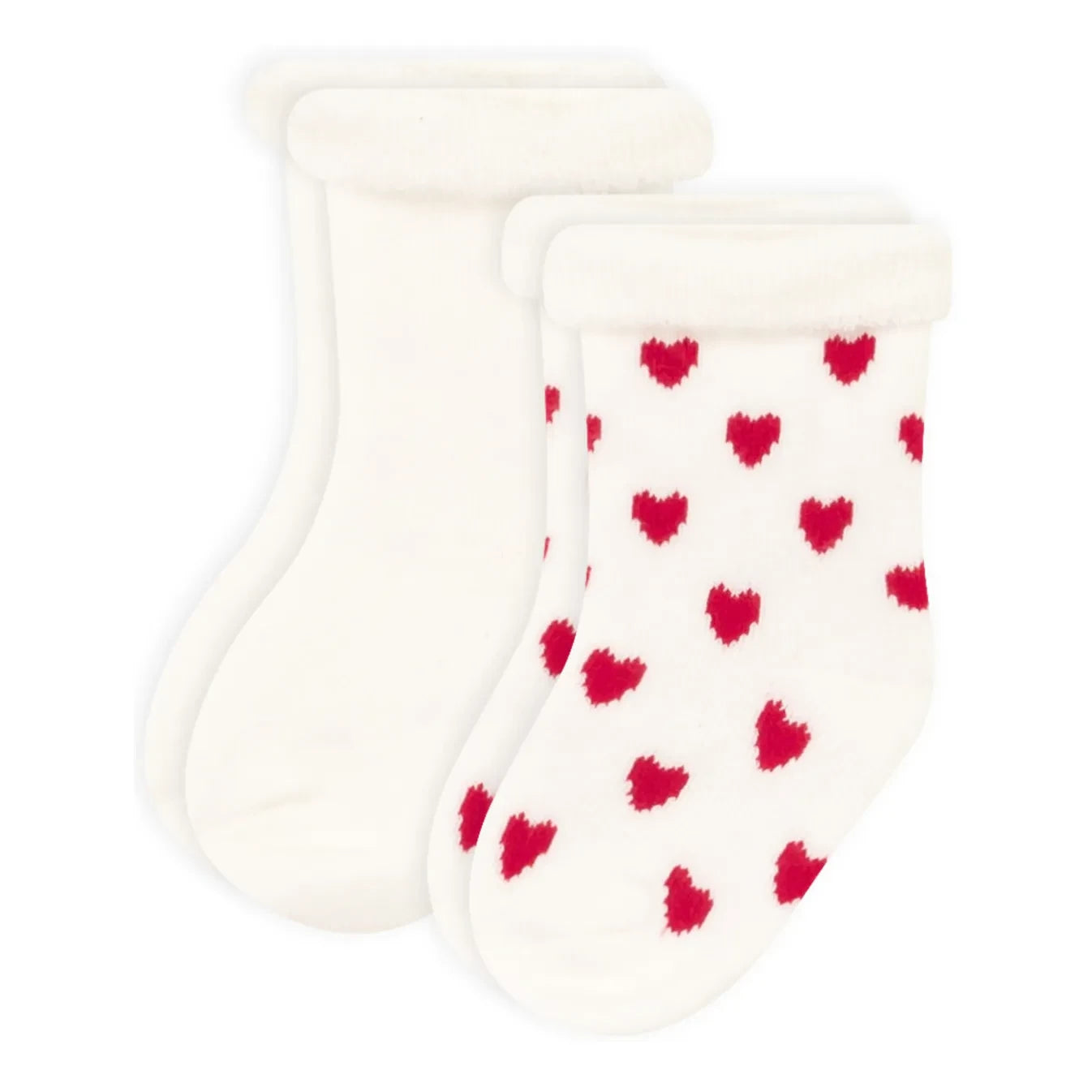 Petit Bateau - 2 Pairs of Knit Socks | White