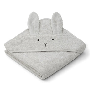 Liewood - Albert Organic Cotton Blanket Cape | Rabbit Dumbo Gray