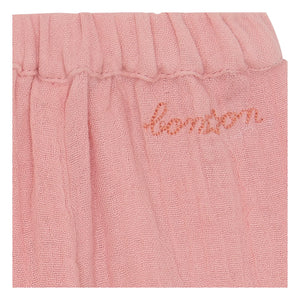 Bonton - Laos Pamuk Gazlı Pantolon | Pembe