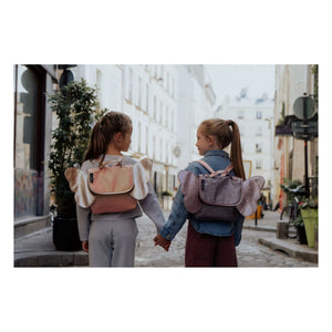 Caramel & Cie - Iridescent Butterfly Handbag | Coral