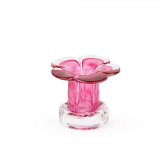 Denise - Stella Glass Candle Holder | Pink