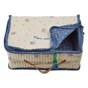 Emile et Ida - Small storage box in Pâquerette | White