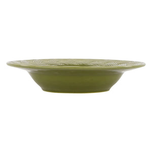 House of Capricorn - Wicker Soup Plate | Green