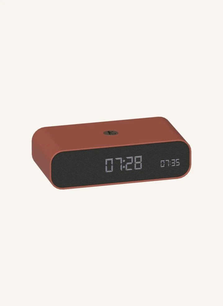 Kreafunk - Wakie Mini Alarm Clock | Terracotta