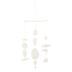Muskhane - Cailloux Quilted Felt Mobile | Ecru