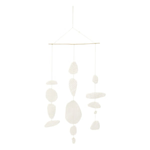 Muskhane - Cailloux Quilted Felt Mobile | Ecru
