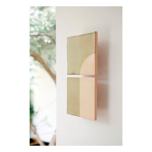 Violaine d'Harcourt - Wall Lamp Tiles | Green