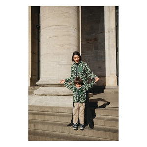 Liewood - Nelson Leopard Print Sherpa-Style Jacket Made from Recycled Fibers | Green