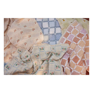 Bebe Organic - Organic Cotton Patchwork Blanket | Blue