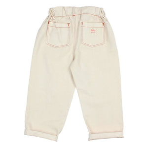 Búho - Denim Lyocell Pants | Ivory
