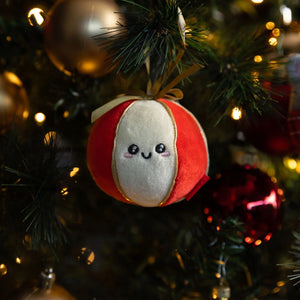 Legami - Plush Toy Christmas Decoration - Ball - Oh-Oh-Ohrnaments