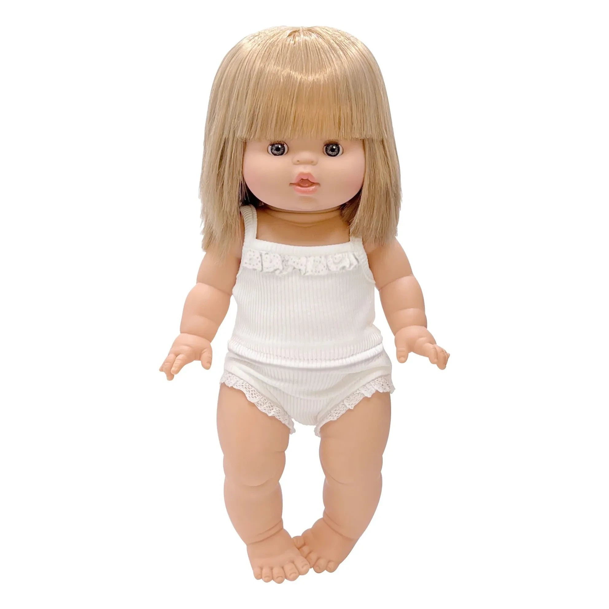 Minikane - Yzée Striped Knit Sleepy Baby Doll