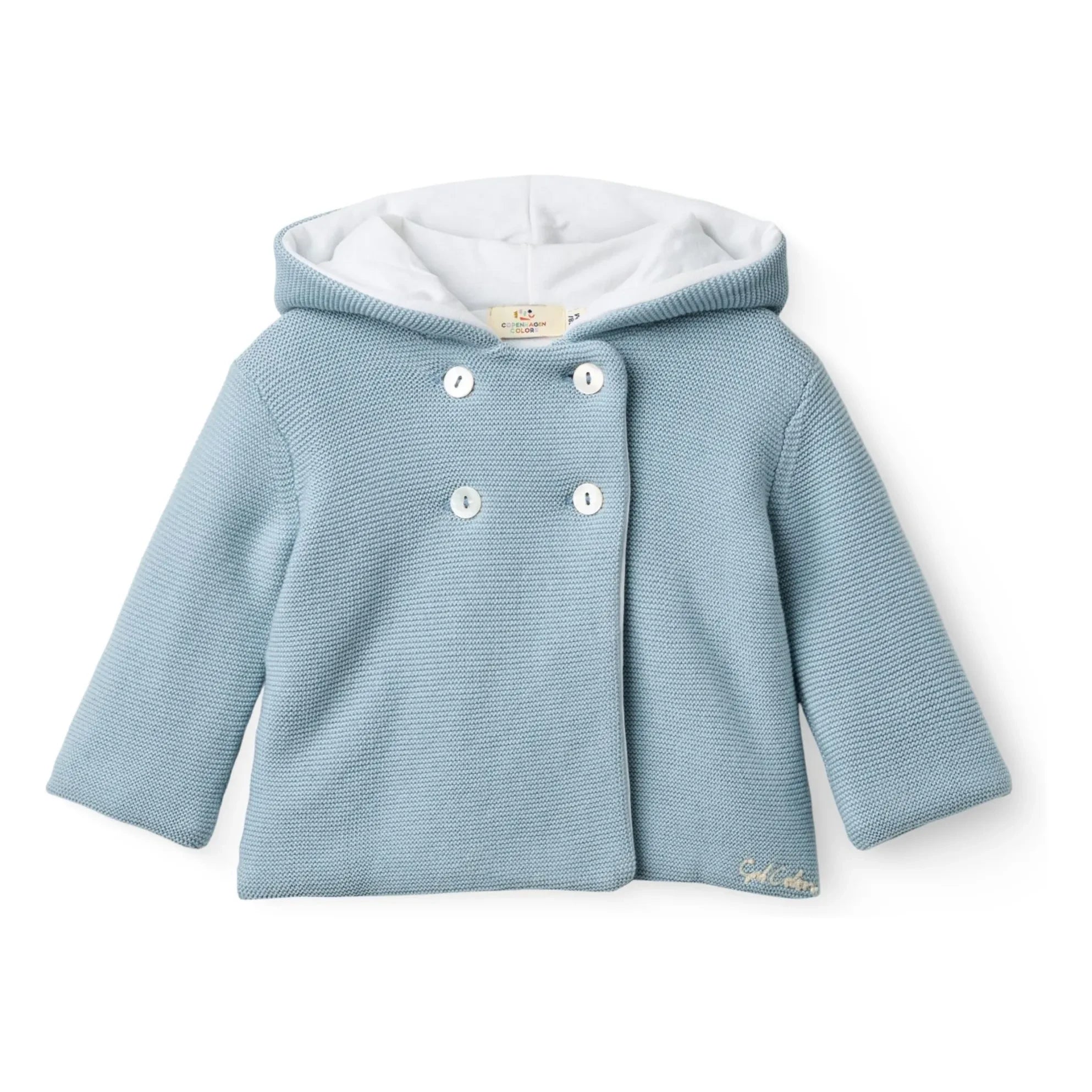 Copenhagen Colors - Organic Cotton Hooded Jacket | Light Blue
