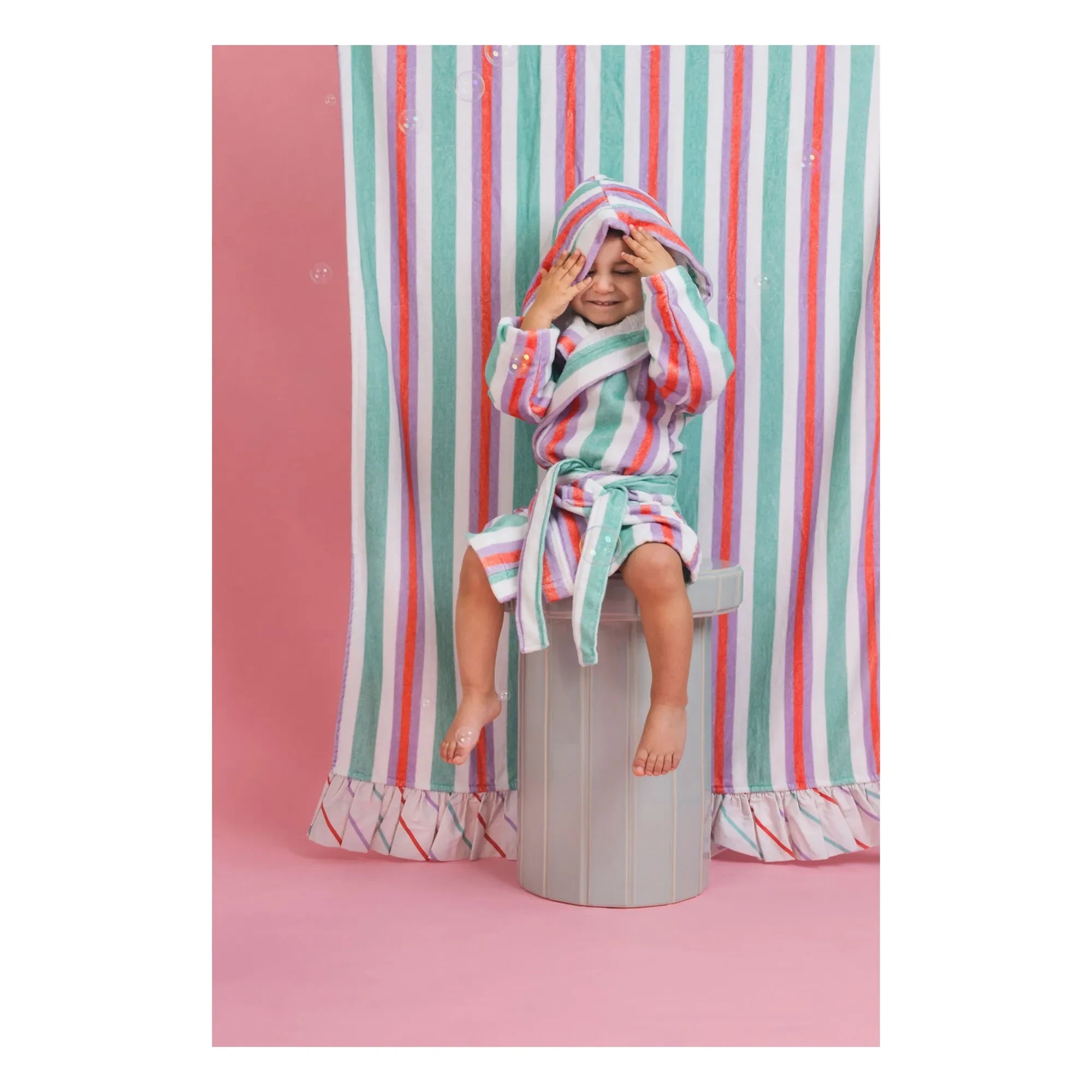 Jera Mini - Striped Ruffled Beach Towel