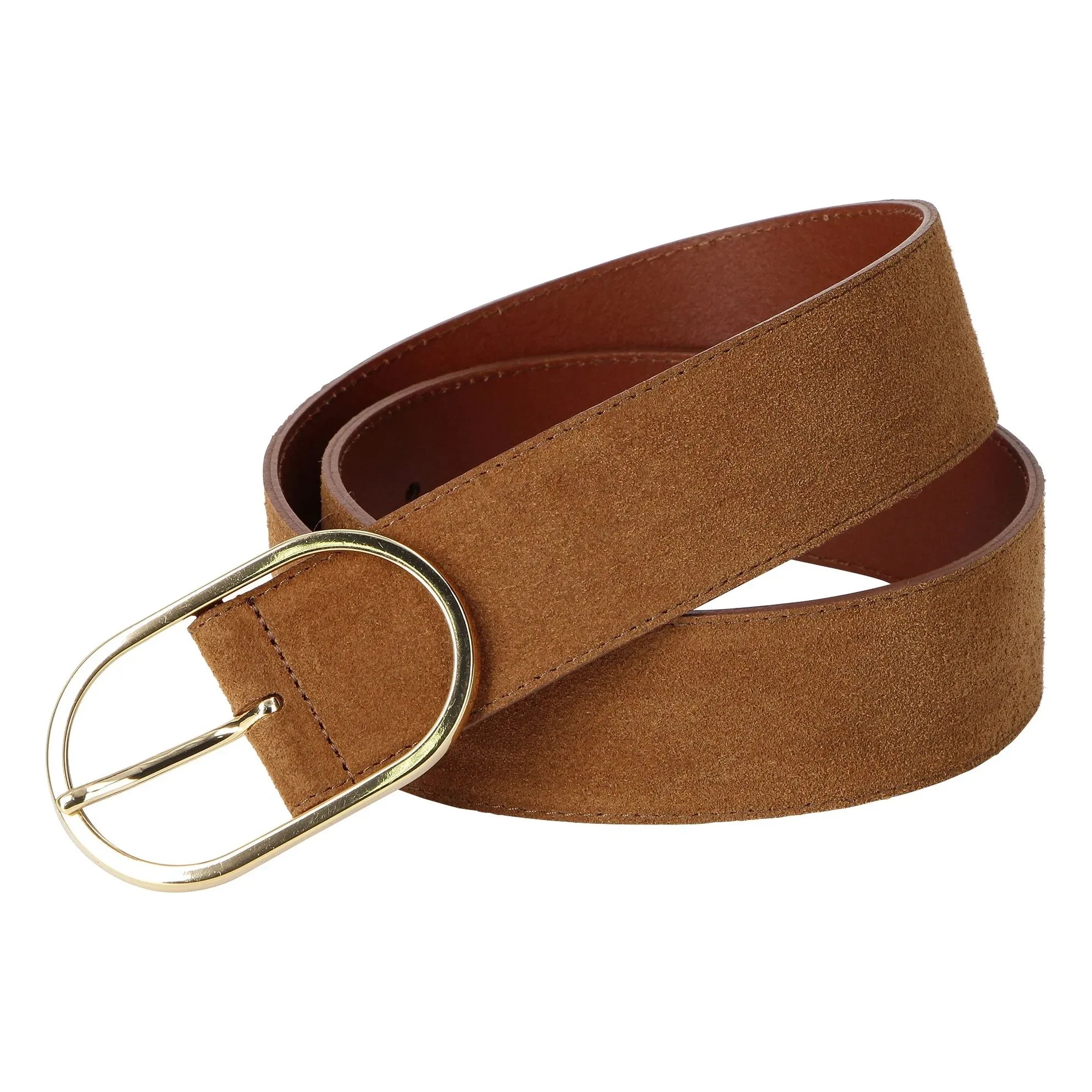 herbert frère soeur - La Paname Leather Belt | Camel