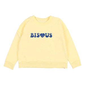 Búho - Bisous Sweat Organic Cotton | Yellow