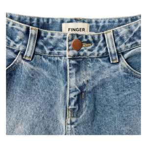 Finger in the Nose - Denim Joplin Skirt | Blue