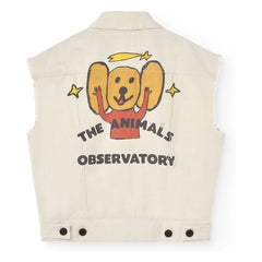 The Animals Observatory - Sleeveless Jacket | Ecru