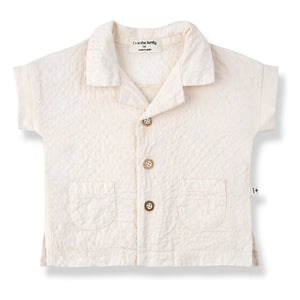 1+ in the family - Corinto Seersucker Shirt | Ecru