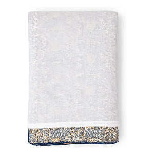 Le Monde Sauvage - Cosmique London Quilted Bedspread | Blue