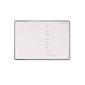 Legami - 16-Month Small Daily Planner for 2026/2027 - Eclectic Blue