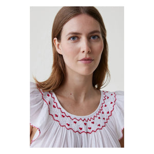 Scarlette Ateliers - Dona Embroidered Nightgown | Red