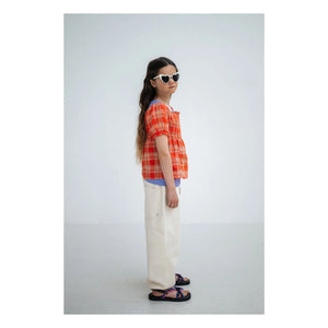 Repose AMS - Jean Barrrel Organic Cotton | Off-white