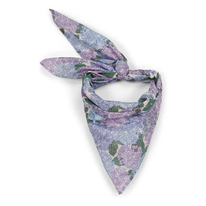 Studio Bohème - Linon Flowers Organic Cotton Scarf | Lilac