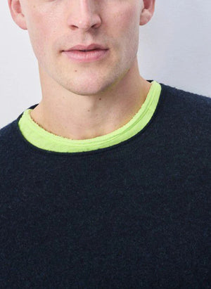 American Vintage - Ducksbay Wool and Cashmere Sweater | Navy