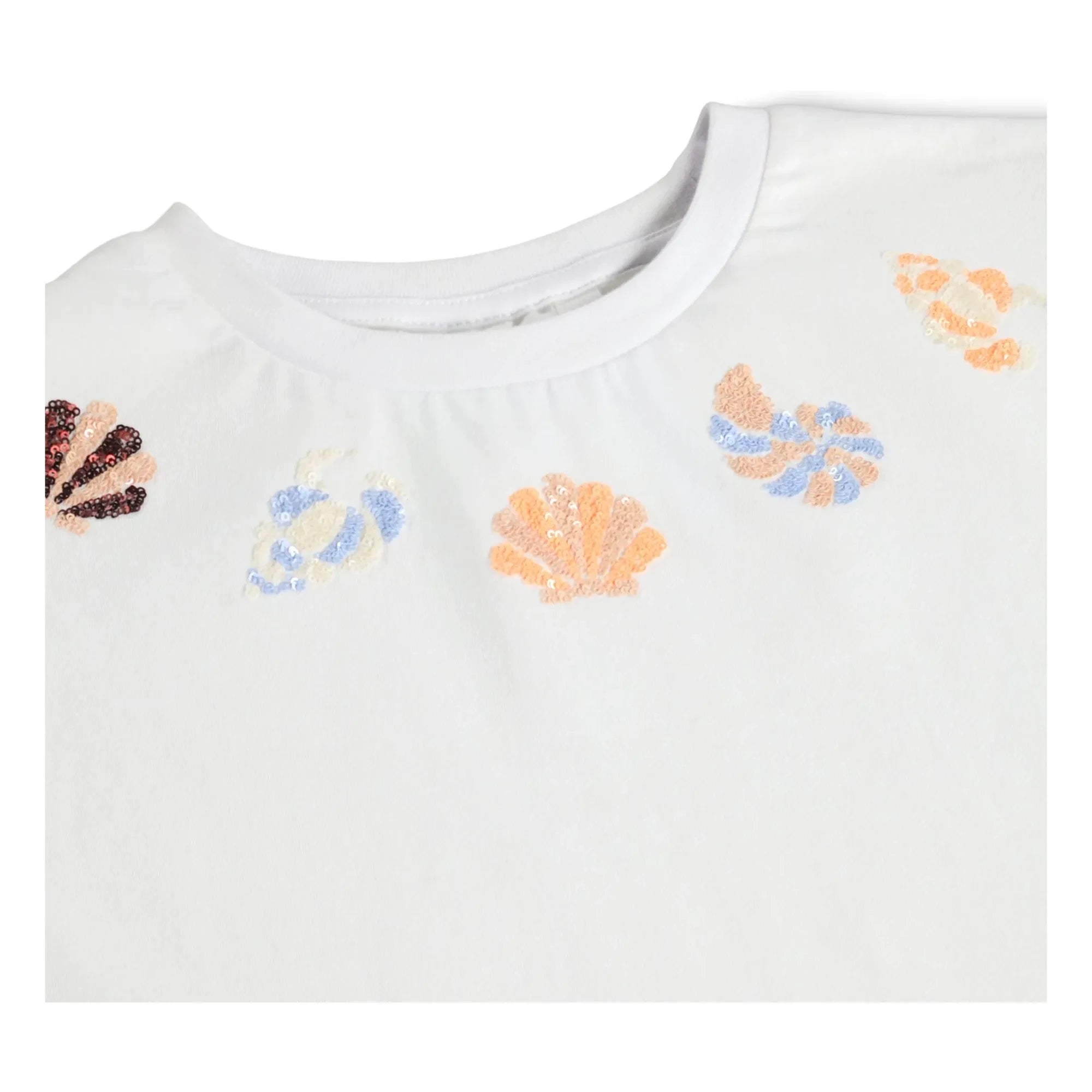Molo - Ranva Shell Organic Cotton T-Shirt | White