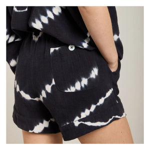 Maison Saint Julien - Porticcio Tie & Dye Shorts | Classic Navy