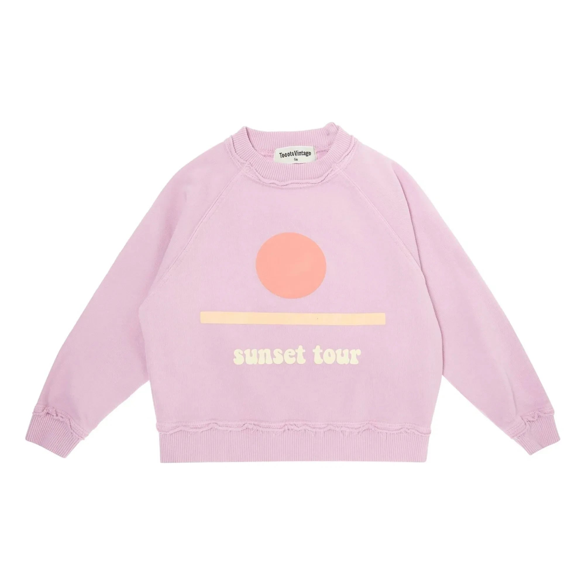 Tocoto Vintage - Sunset Sweatshirt | Lilac